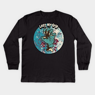 Lost My Grip Graphic Kids Long Sleeve T-Shirt